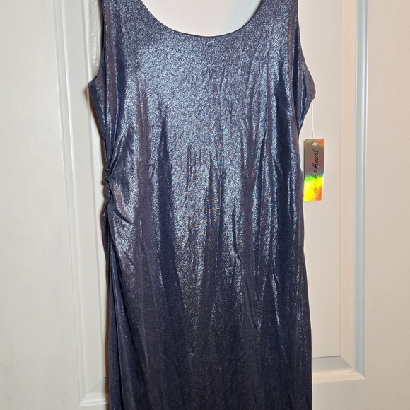 Derek Heart Blue Dress - Picture 2 of 5